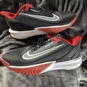 Nike Men's Black, Red and White Precision 1 Training Shoes